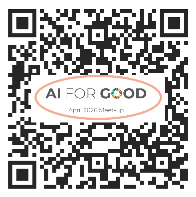 Branded QR code with a logo centered inside it